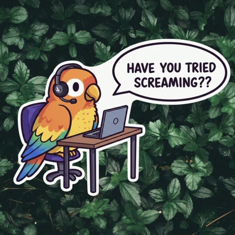 Tech Accessories Gifts - 5pcs HAILUREY Funny Screaming Parrot Tech
