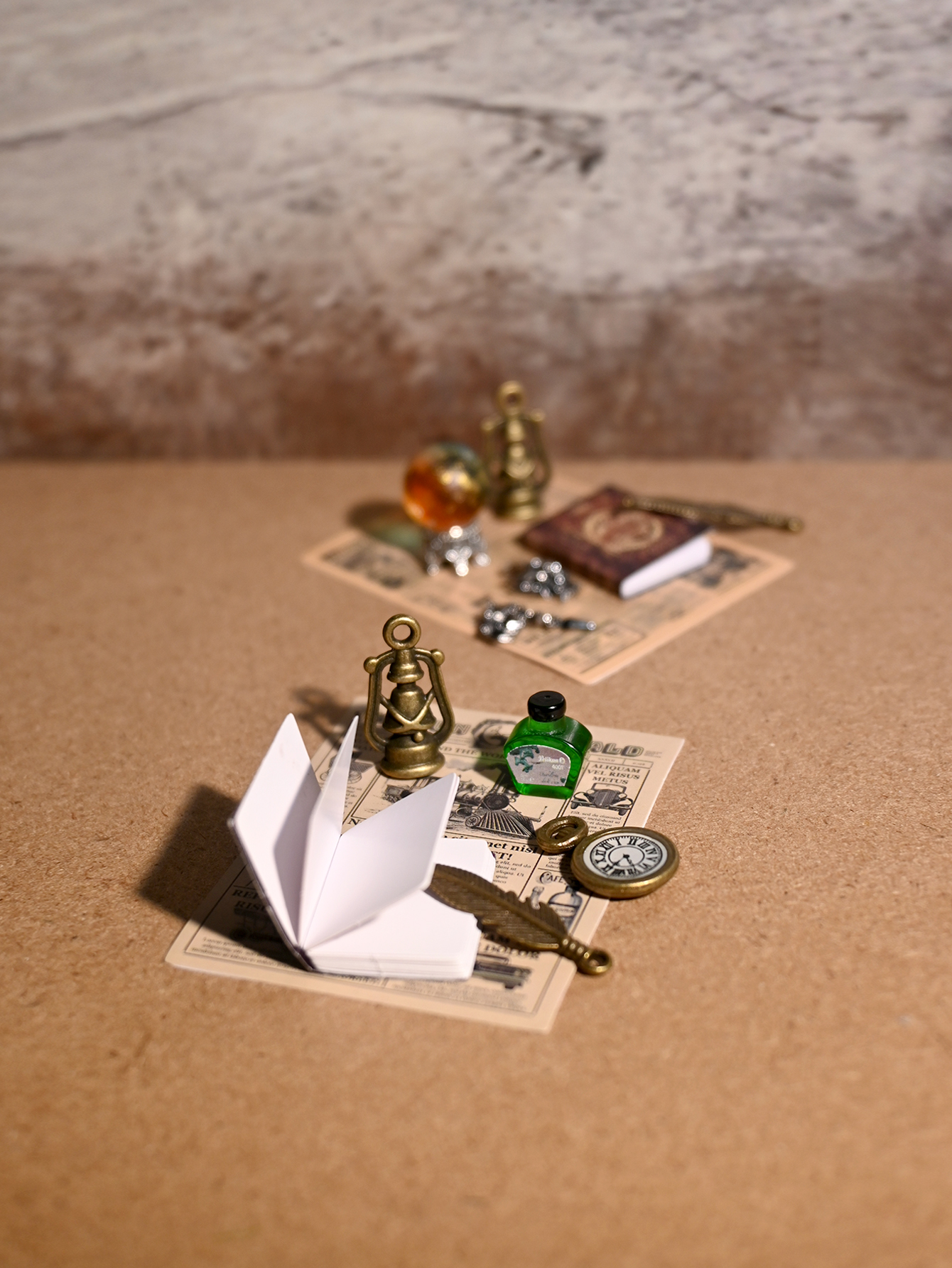Vintage Tech Accessories - Miniature Replica Magic Vintage Book Set,