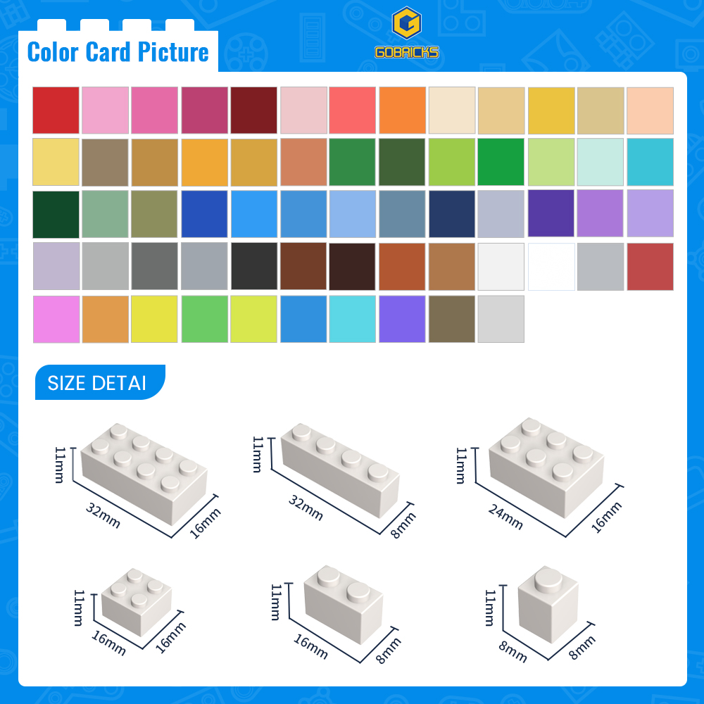 Gobricks 50pcs 3001 MOC Access - Tech Accessories To Gift 评论和价格