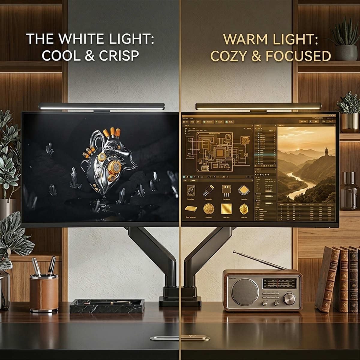USB Powered LED Computer Scree - Monitor Light Bar 评论和价格