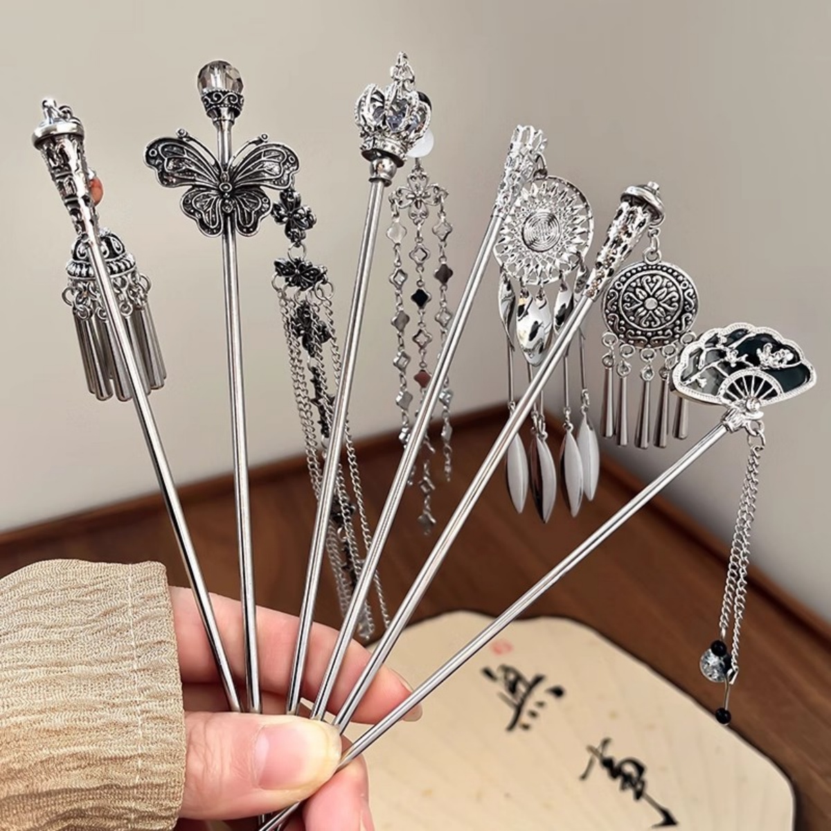 Elegant Women's Hairpin Antiqu - Vintage Tech Accessories 评论和价格