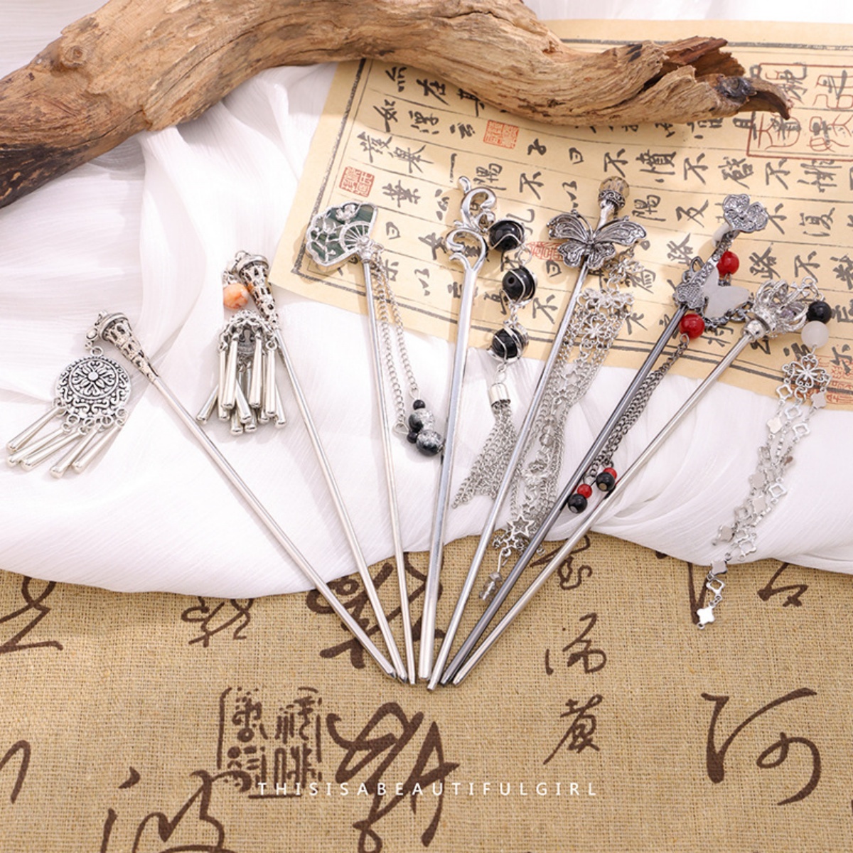 Elegant Women's Hairpin Antiqu - Vintage Tech Accessories 评论和价格