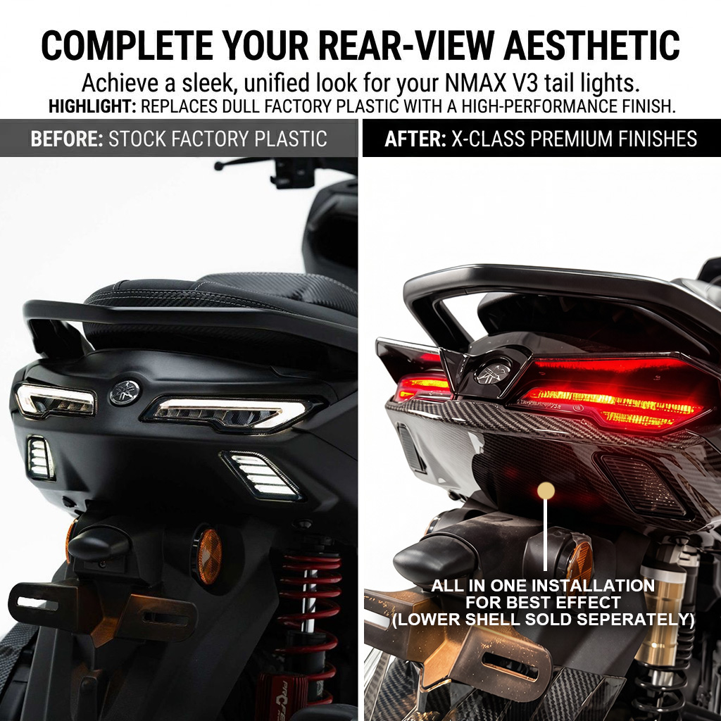 X-CLASS Motorcycle ABS Tail Li - Nmax Tech Max Accessories 评论和价格
