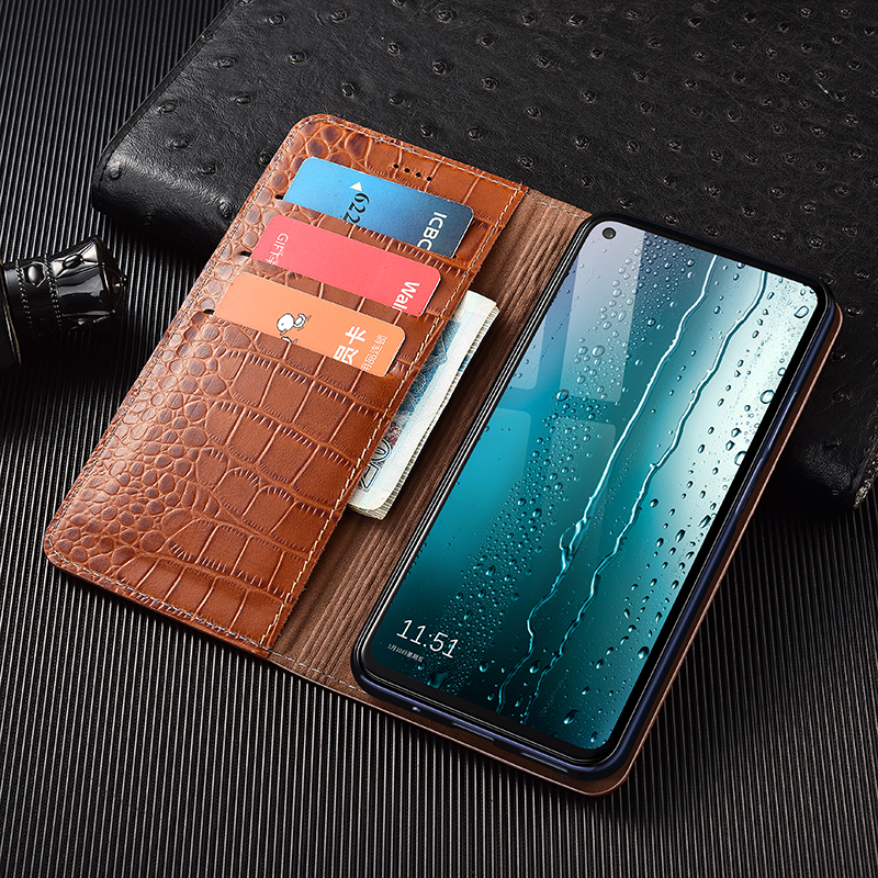 Crocodile Genuine Leather Flip - Tech Accessories Apple 评论和价格