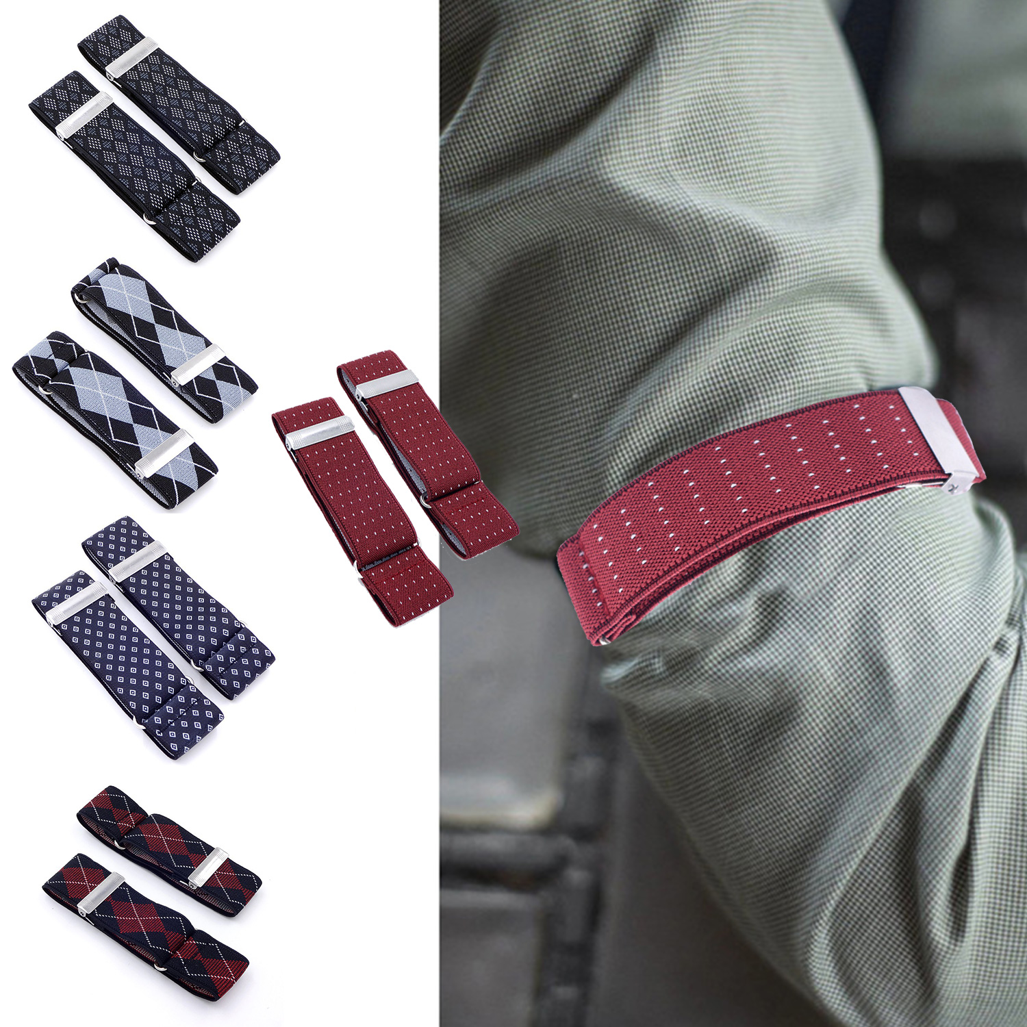 Men Business Elastic Adjustabl - Tech Wear Accessories 评论和价格