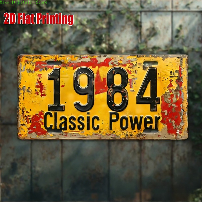 1980-1989 Vintage License Plat - Vintage Tech Accessories 评论和价格