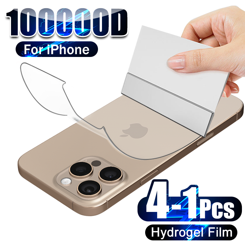 4-1Pcs Back Hydrogel Film For  - Tech Accessories Apple 评论和价格