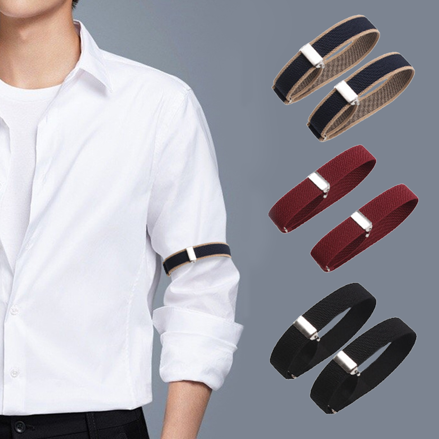 1 Pair Elastic Adjustable Armb - Tech Wear Accessories 评论和价格