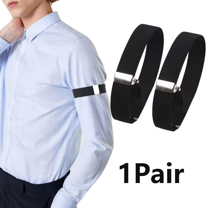 HOT 2Pcs Adjustable Shirt Slee - Tech Wear Accessories 评论和价格