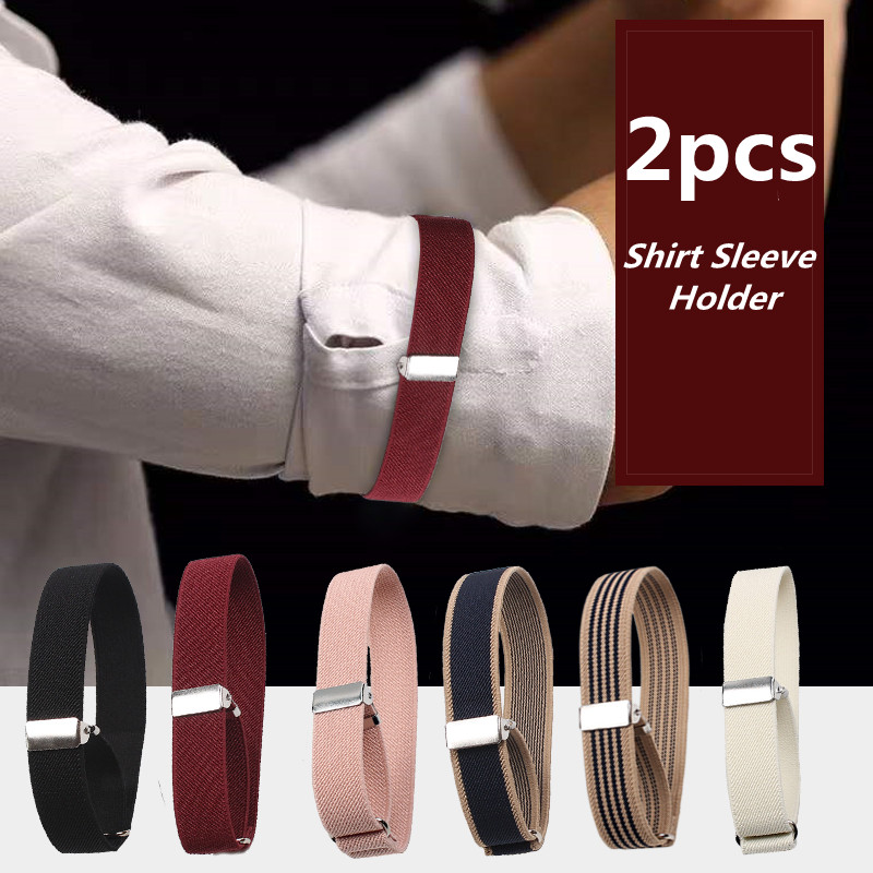 HOT 2Pcs Mens Sleeve Garters H - Tech Wear Accessories 评论和价格