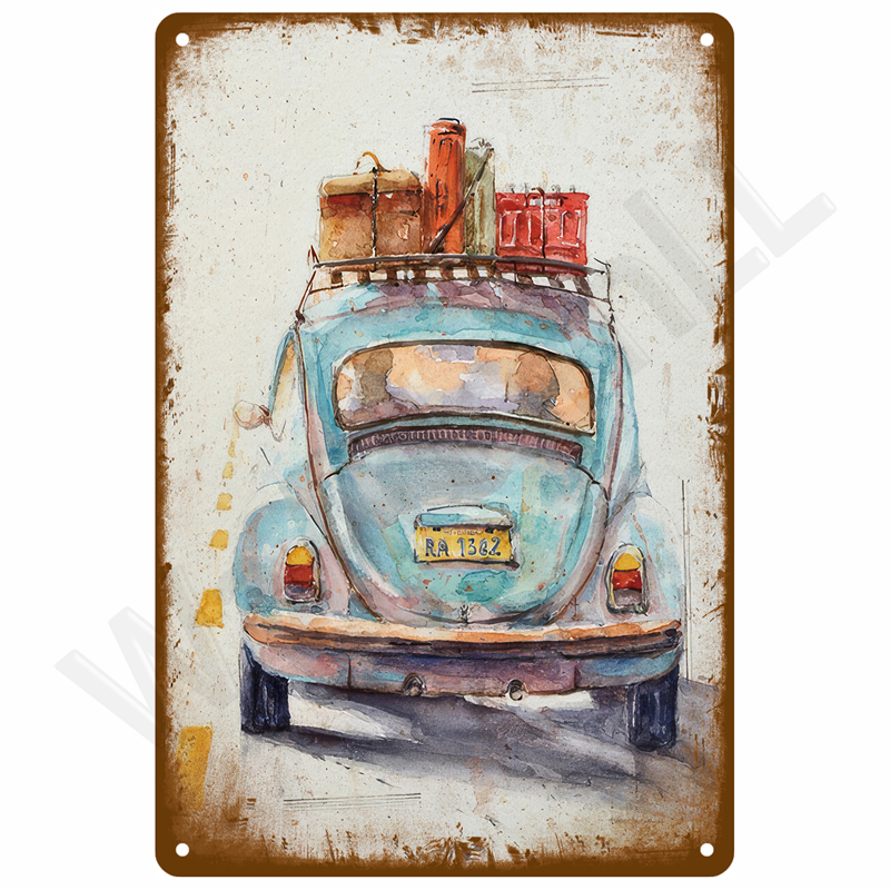 Vintage Metal Plate Tin Sign P - Vintage Tech Accessories 评论和价格