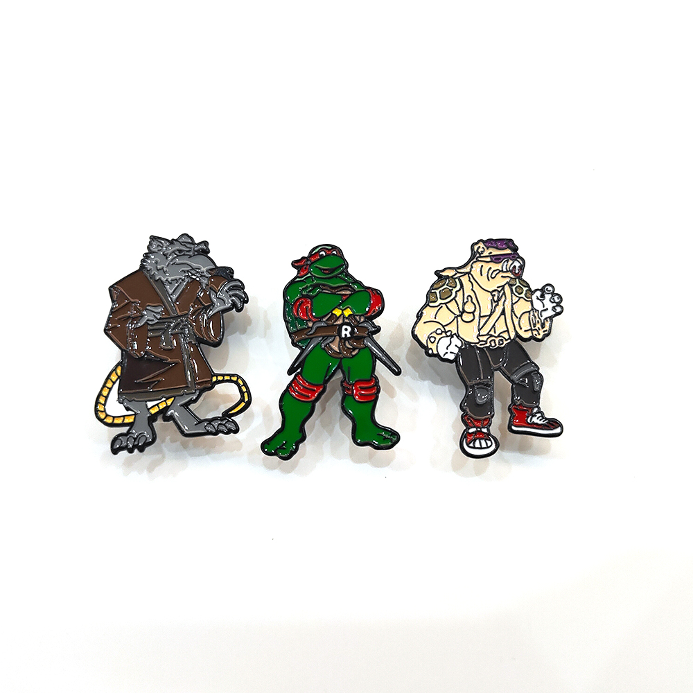 3pcs Vintage Ninja Turtles Pin - Vintage Tech Accessories 评论和价格
