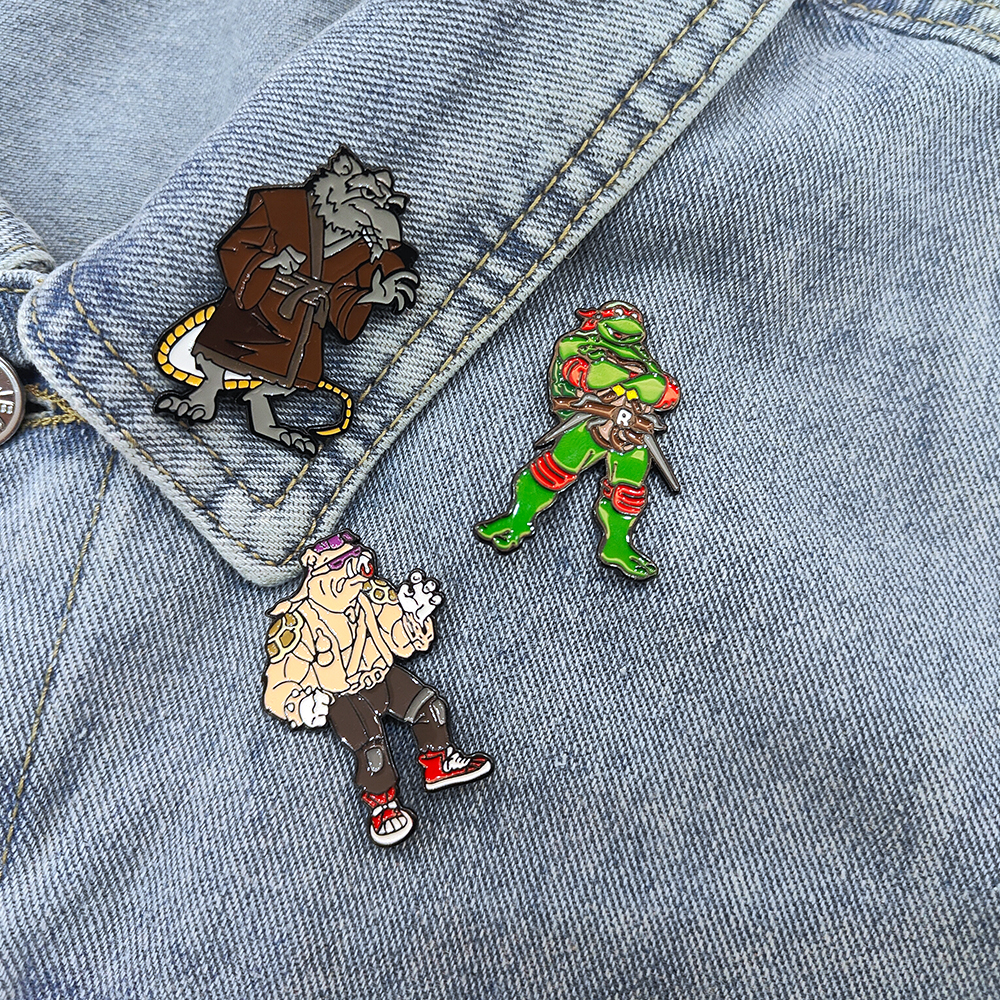 3pcs Vintage Ninja Turtles Pin - Vintage Tech Accessories 评论和价格